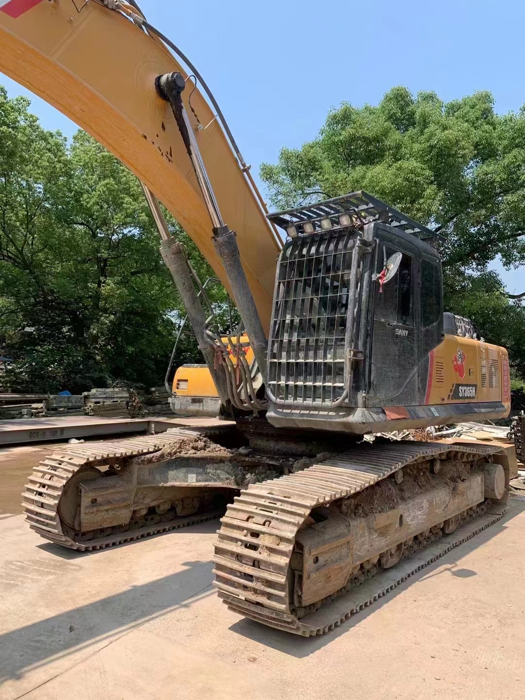 Mesin Konstruksi Bekas Bekas SY365H Excavator Crawler Excavator36Ton Excavator Besar