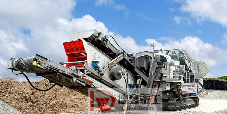  Mesin Penghancur Batu Tangan Kedua Bekas Bergetar Pengayakan Penyaringan Crawler Crusher 