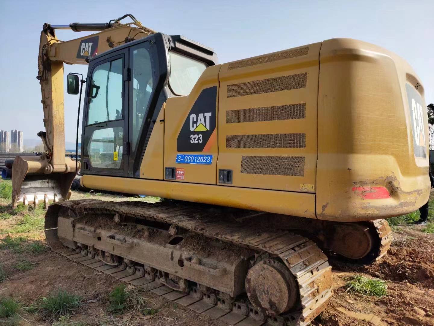 Ekskavator Perayap CAT320 323 Bekas Bekas 